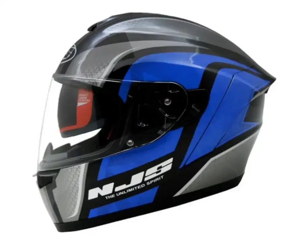 Helm NJS Fullface Double visor, Model Tricolor (second)