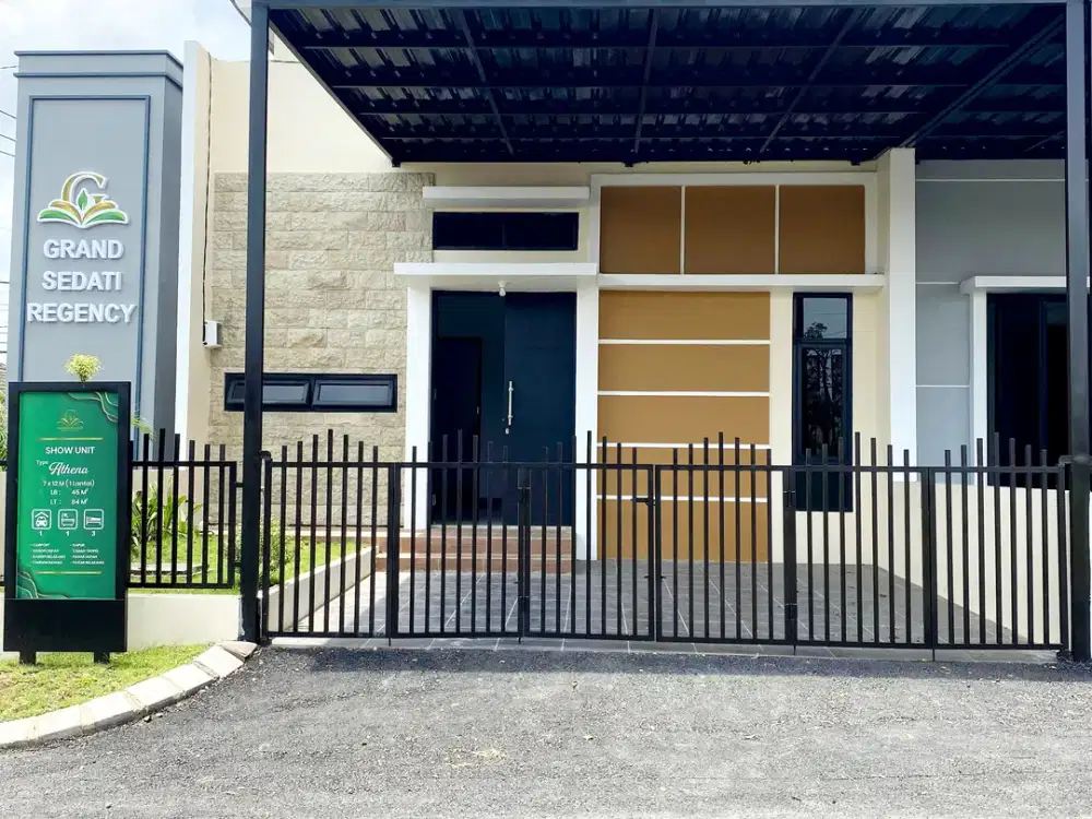 Rumah Start 500Jt Free DP&Biaya dkt OER Grand Sedati Regency Sidoarjo