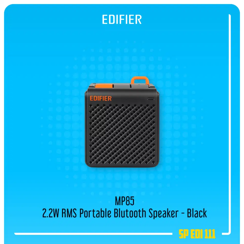 Edifier MP85 2.2W RMS Bluetooth V5.3 Light and Chic Portable Blutooth