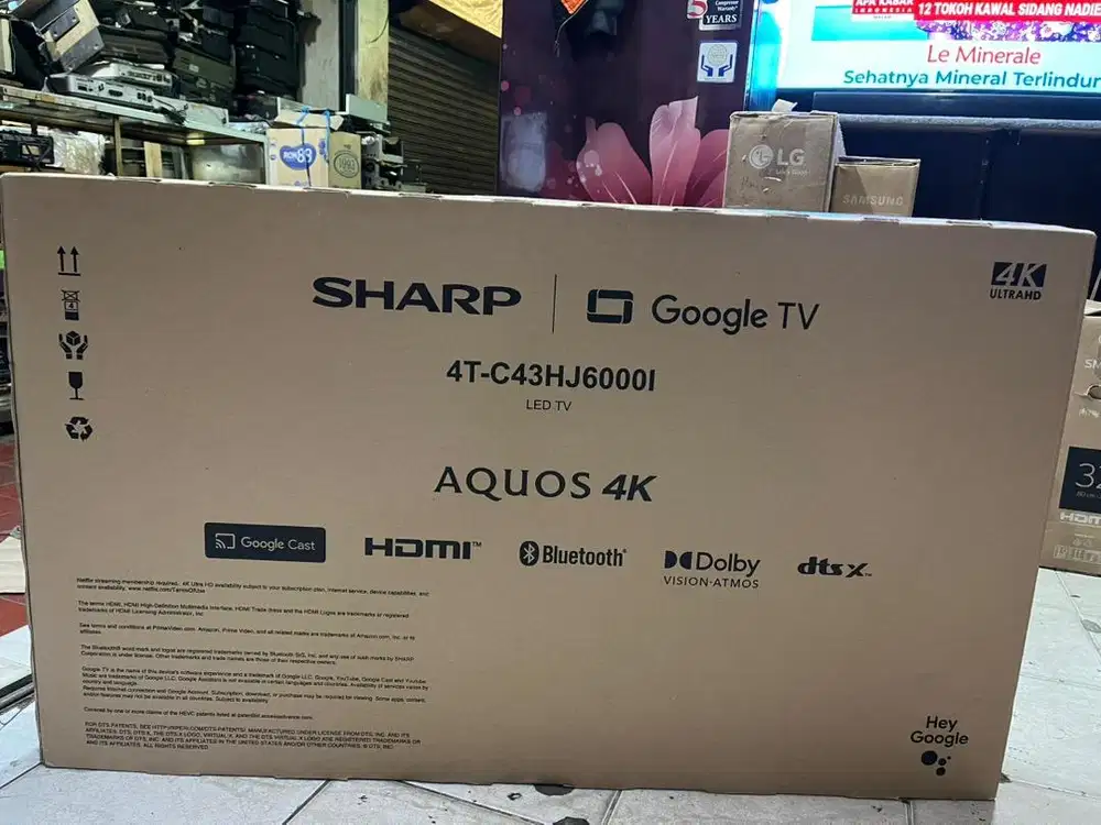 Sharp 43” google tv android