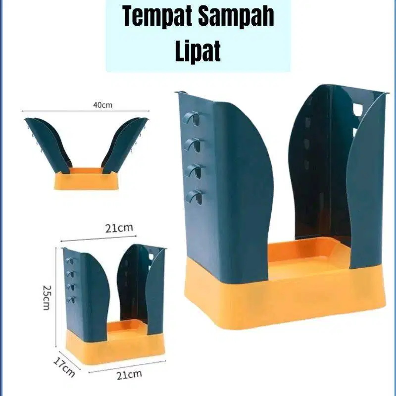 Tempat Sampah Lipat Flexible Tong Sampah Lipat Multifungsi