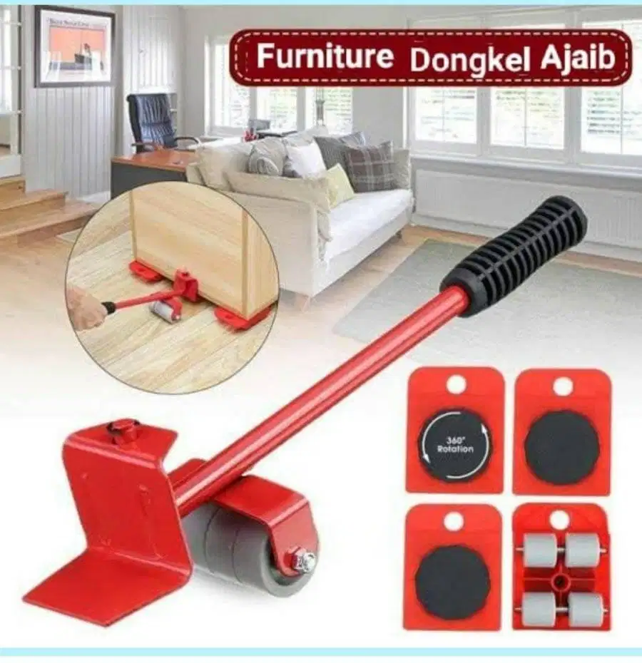 Roda Alat Bantu Angkat Barang Pindah Pengangkat Furniture dongkel ajai