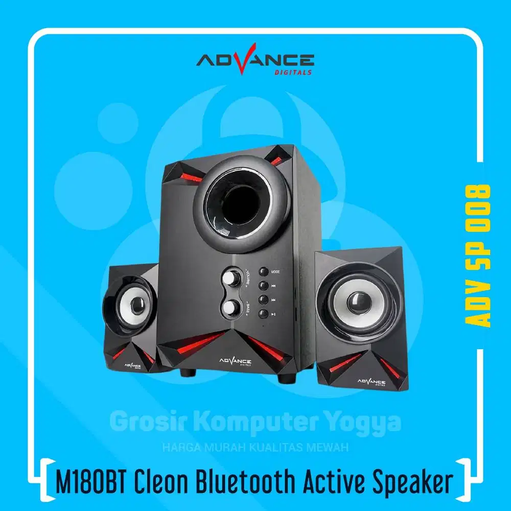 Advance M180BT Cleon RMS 45W Bluetooth Multimedia 2.1 Active Speaker