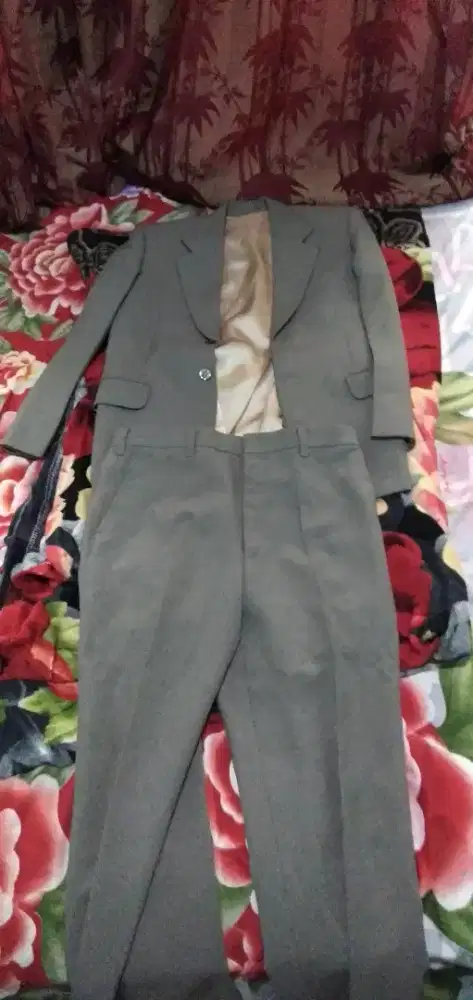 Jual Set Setelan Jas & Celana Coklat