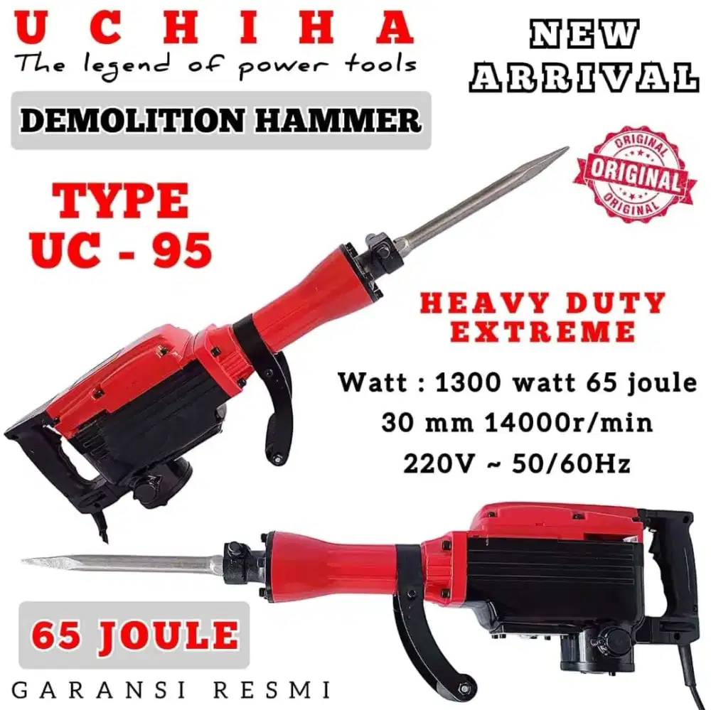 MESIN JACK HAMMER BOBOK ASPAL UCHIHA Type UC-95