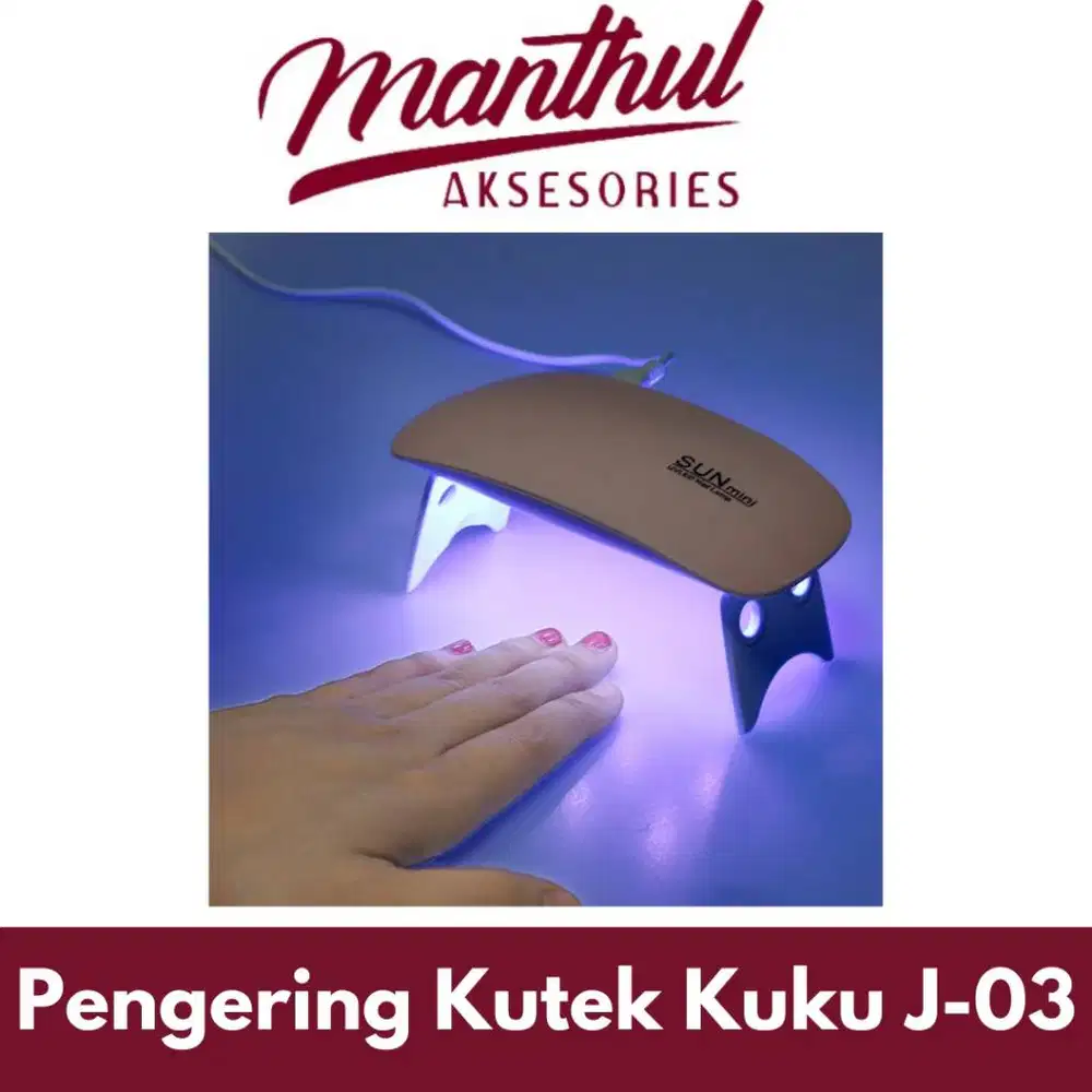 Sun Mini Pengering Kutek Kuku UV LED Nail Dryer 6W - J-03