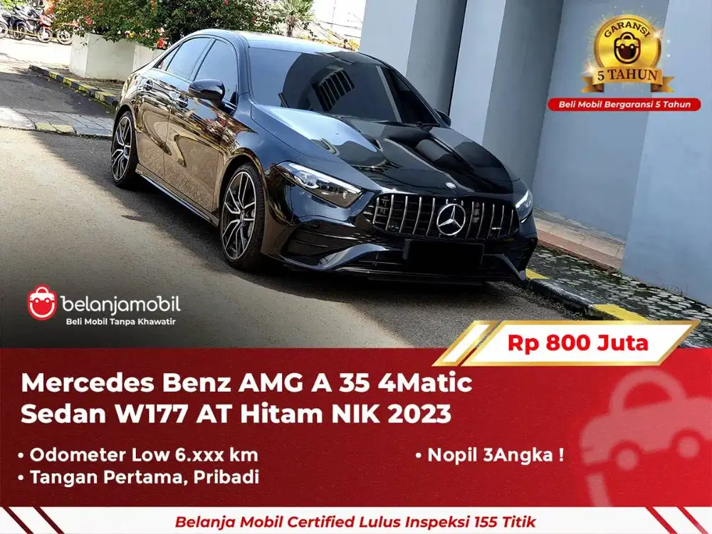 [ LOW KM 6RB ] Mercedes Benz Mercy AMG A 35 A35 4Matic W177 2023/2024