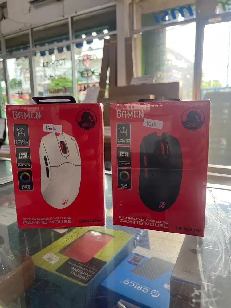 MOUSE GAMING WIRELESS GAMEN GM210W