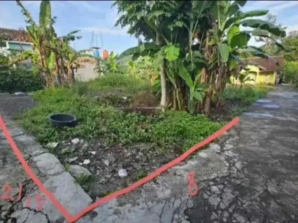 Dijual Tanah SHM Pekarangan di DS Tegal Tirto Berbah