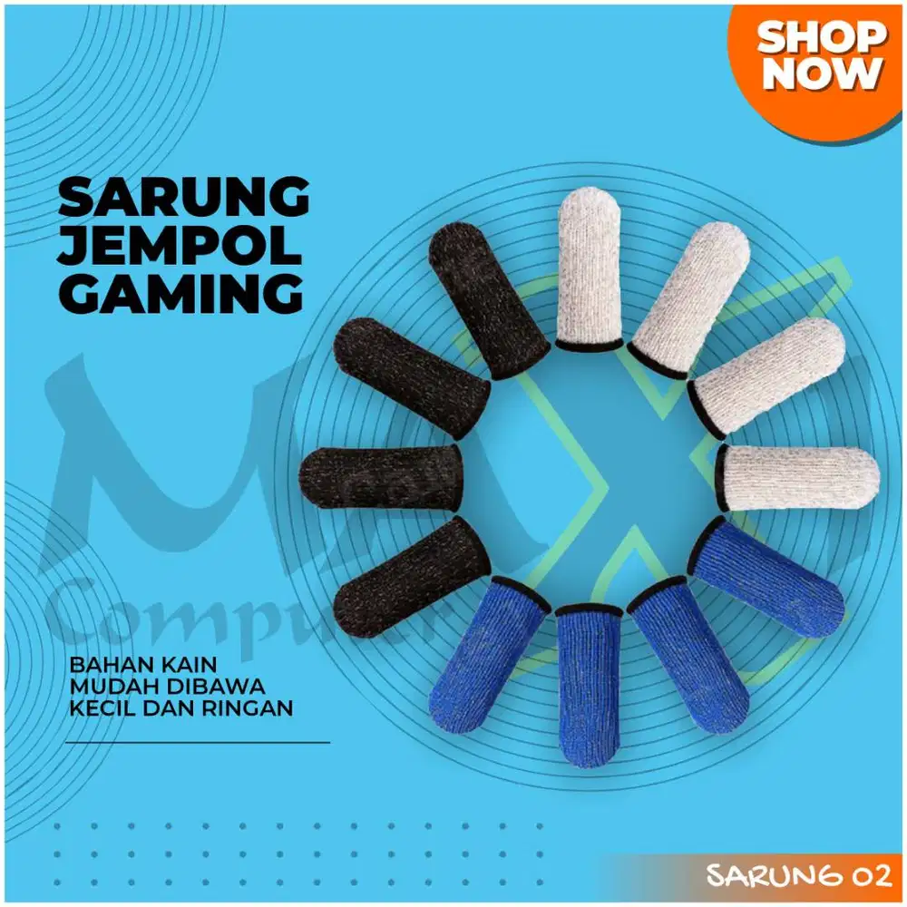 Sarung Tangan Jempol Hitam Isi 2 untuk game