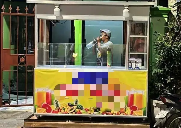 Gerobak Jualan Aluminium Tebal