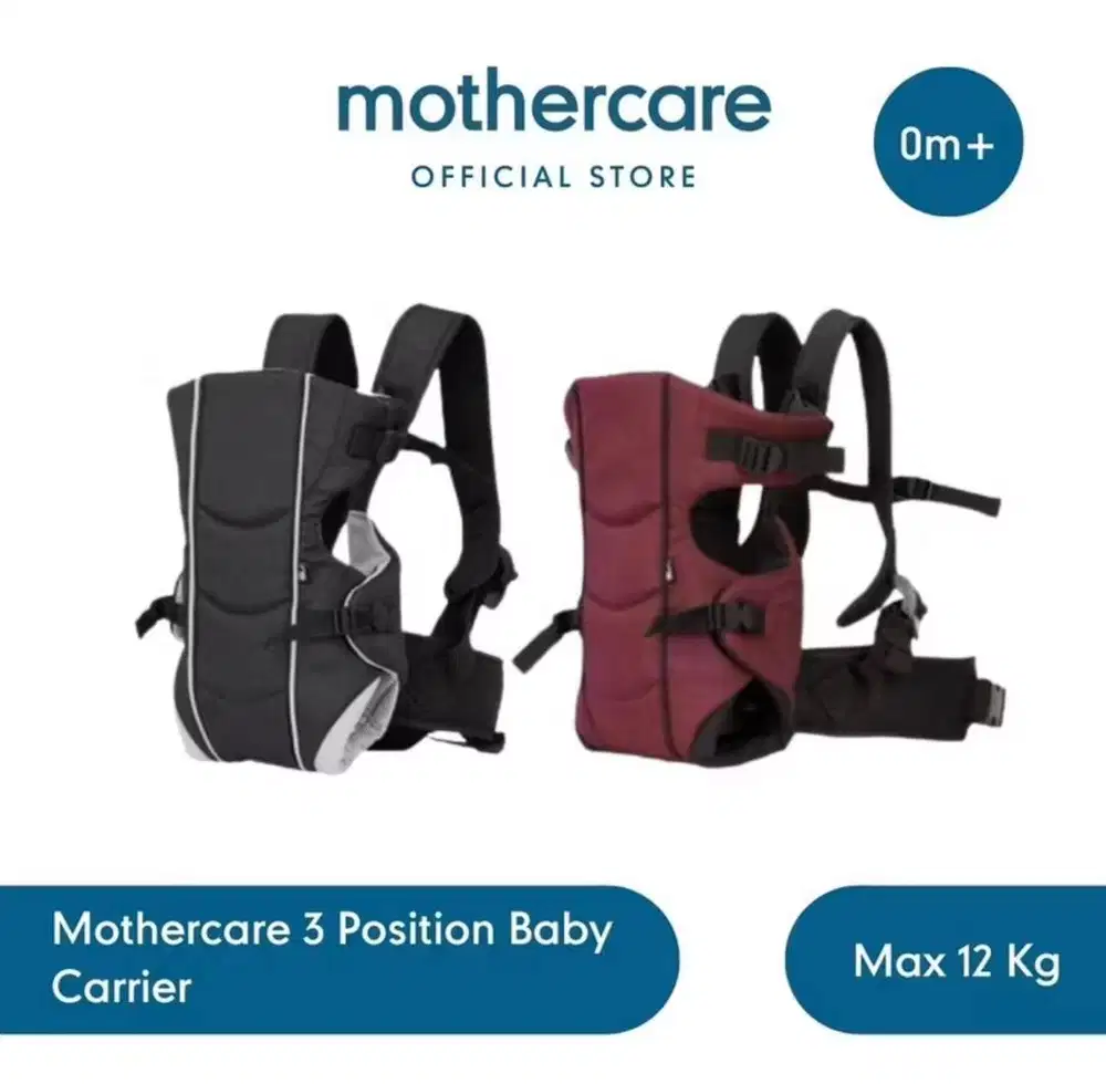Mothercare 3 Position Baby Carrier - Gendongan Bayi Newborn