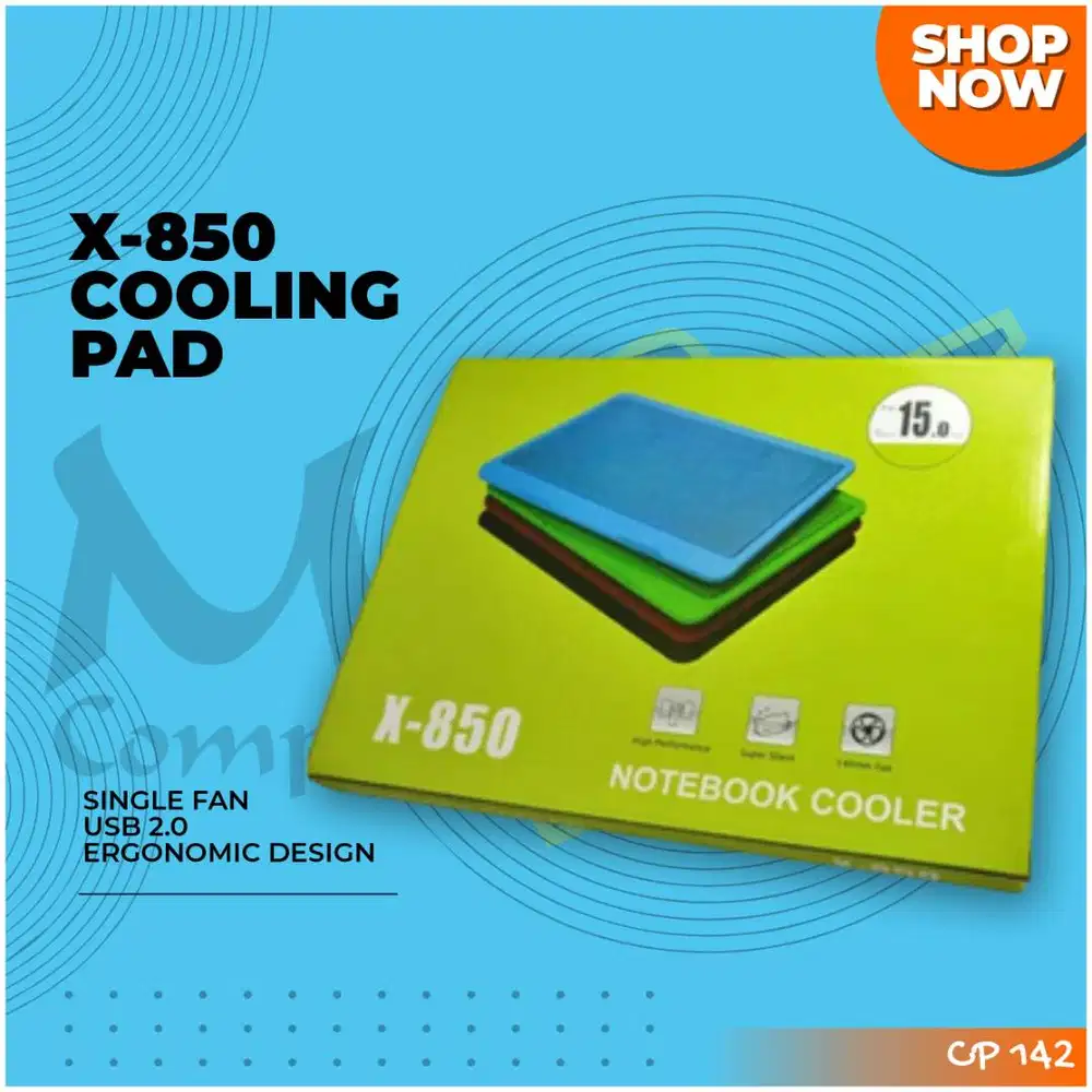 Notebook Cooler K-One X-850 Cooling Pad Laptop 14 - 15inch