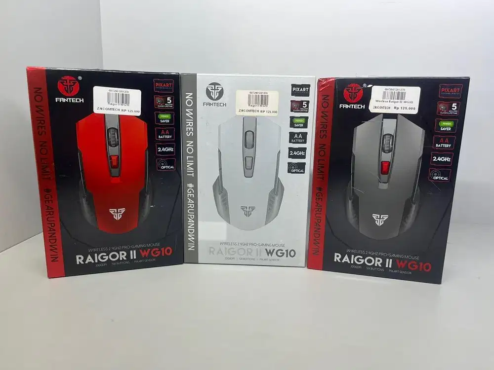 MOUSE GAMING WIRELESS FANTECH RAIGOR II WG10