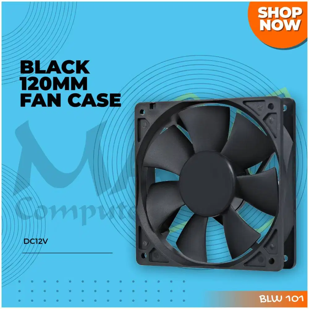 Blower case ukuran 12cm hitam