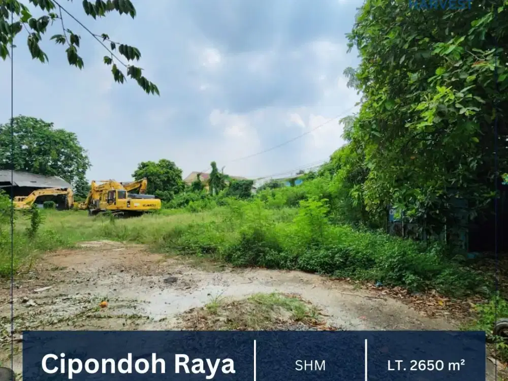 DIJUAL HARGA B.U KAVLING KOMERSIAL POSISI HOOK CIPONDOH RAYA TANGERANG