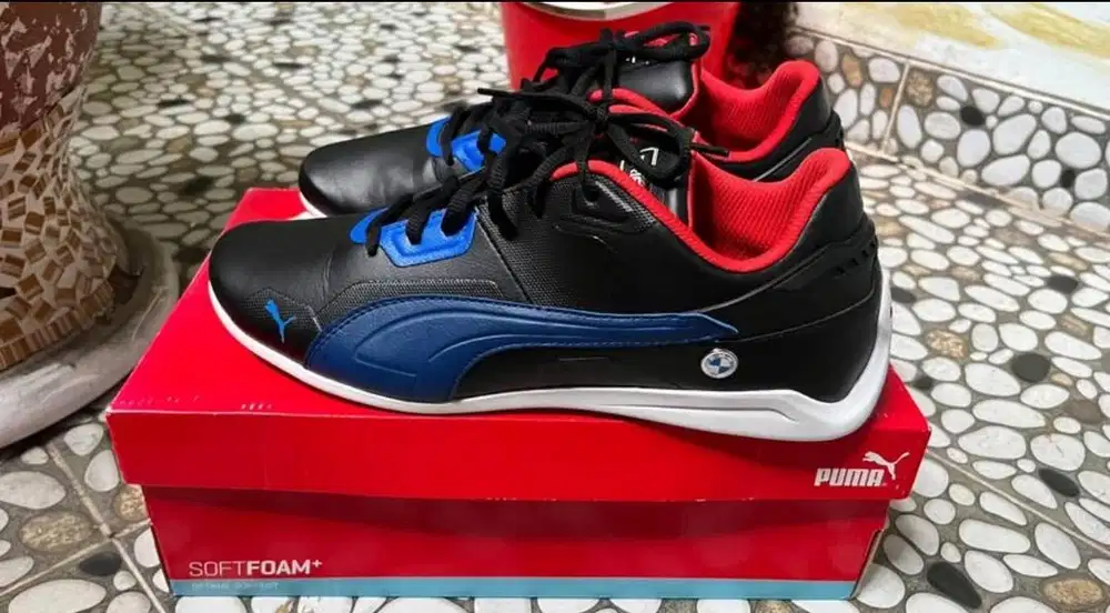 Puma BMW Drift uk 45 kaki kecil baru belum pernah dipakai