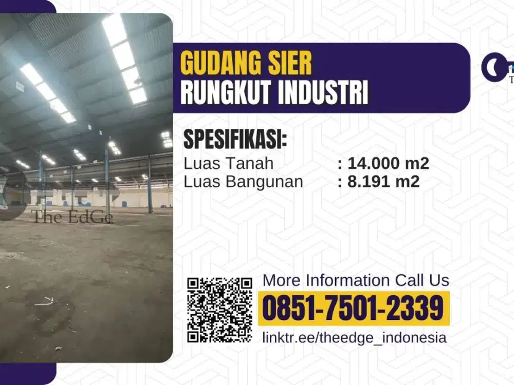 Sewa Gudang Berbek Industri SIER Surabaya Akses Tol Juanda - The EdGe