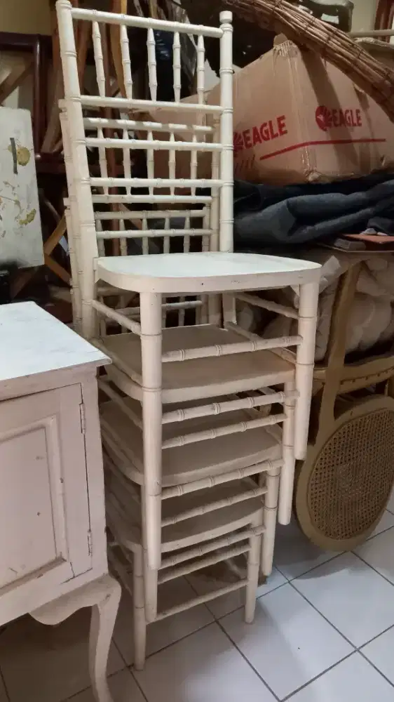 Kursi tiffany putih tifani kursi akad nikah