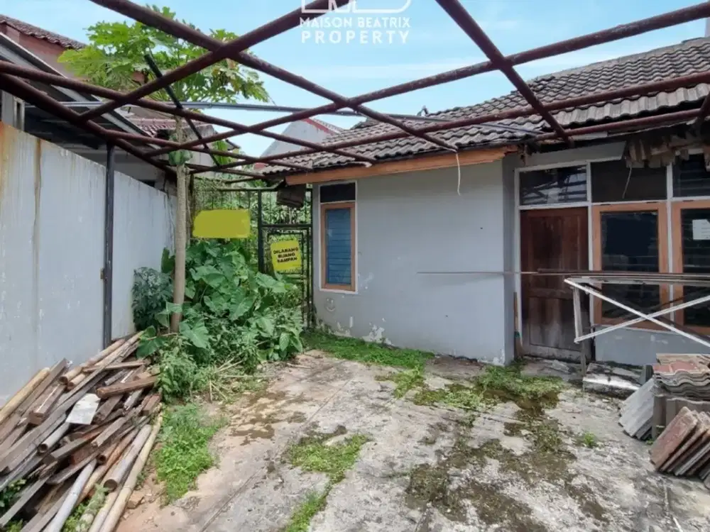 DIJUAL RUMAH HITUNG TANAH LOKASI BAGUS STRATEGIS DI GRIYA LOKA BSD