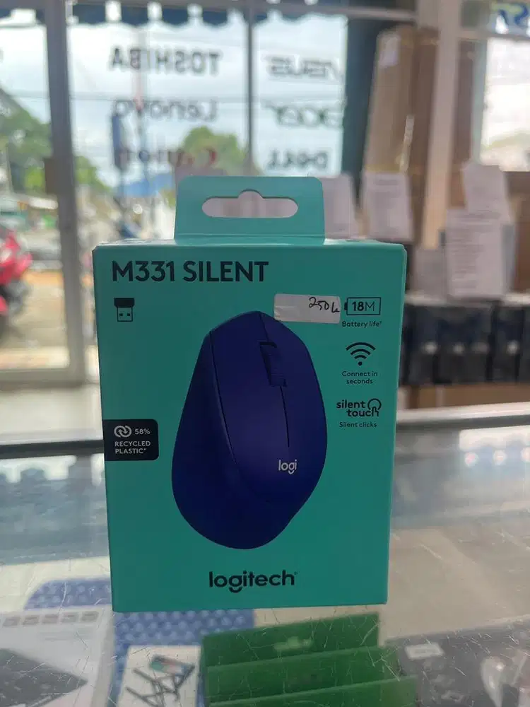 MOUSE WIRELESS LOGITECH M331 SILENT