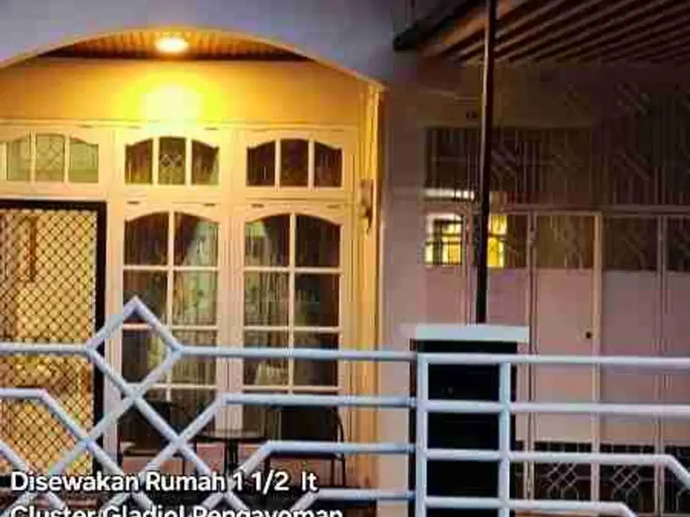 Disewakan Rumah 1 1/2 lt Cluster Gladiol Pengayoman Makassar