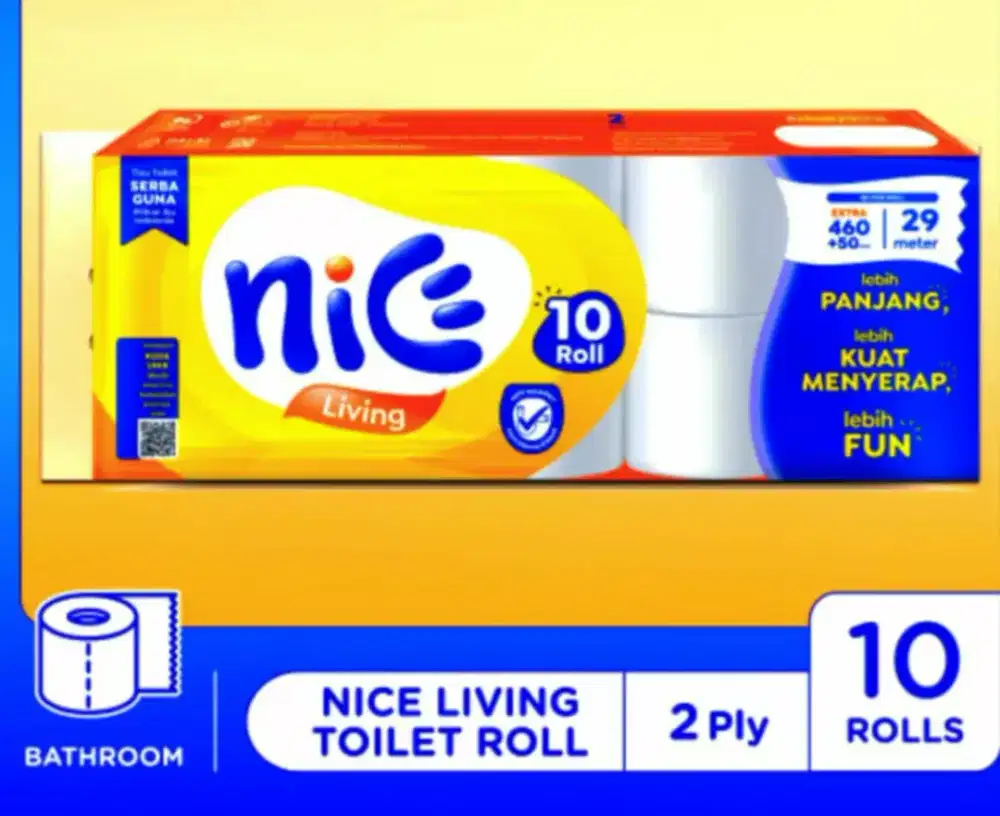 TISU TISSUE ROLL / TOILET NICE EMBOSSED,FREE ANTAR AREA DPS MIN BELI 3