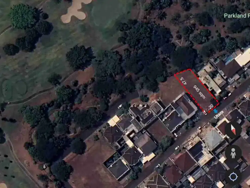 Dijual Kavling Crown Golf, Pondok Hijau Golf, Gading Serpong Utara Lua