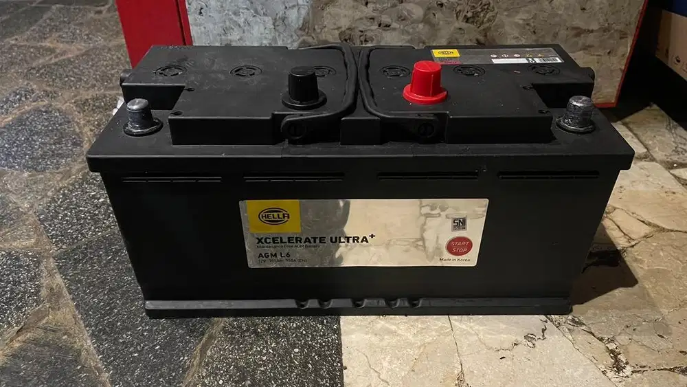 Aki Mobil Hella XCELERATE ULTRA+ AGM L6 - Aki Mobil Kering