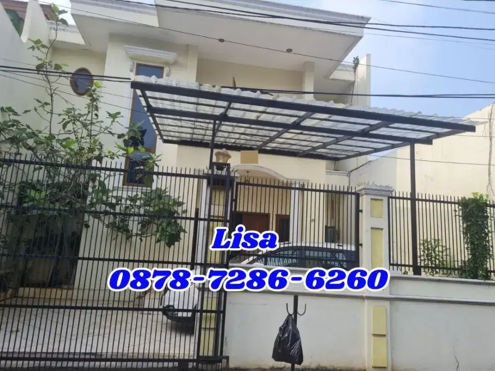 Rumah Luas & Nyaman di Kemanggisan Jakarta Barat – 3+1 Kamar Tidur, 7M Nego Tipis