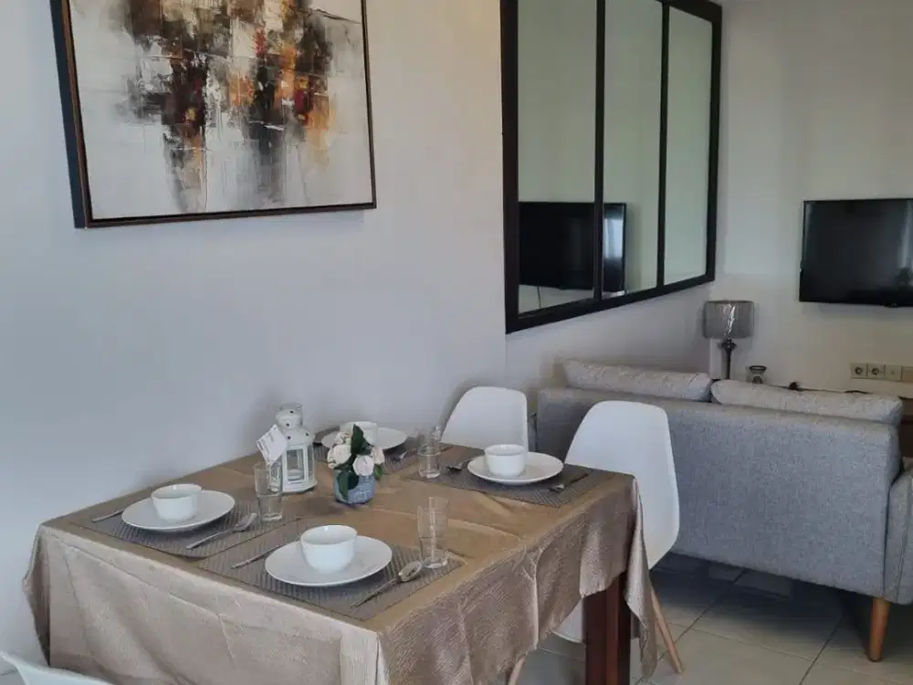 Sudirman Park Tower B Lantai 19 View city 2 Bedroom Full Furnish