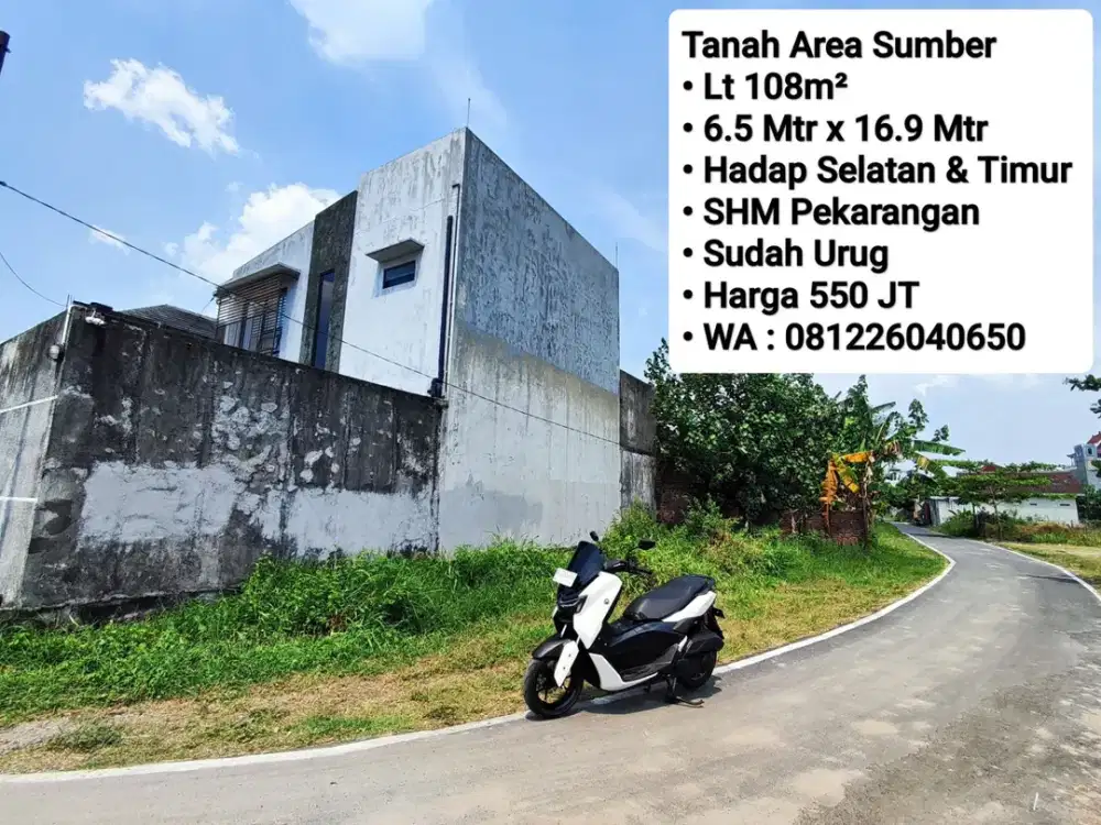 Jual Tanah Area Sumber Solo, Dekat Manahan, Siap Untuk Kos