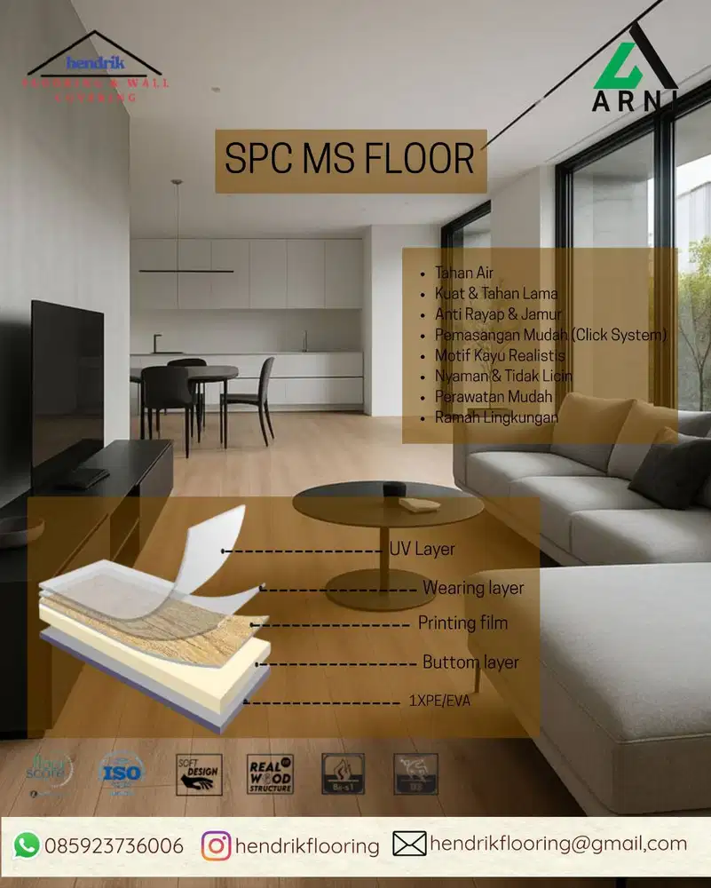 lantai spc ms floor 5mm