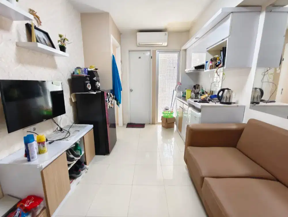 Disewakan bulanan 2 BR lantai rendah apt bassura
