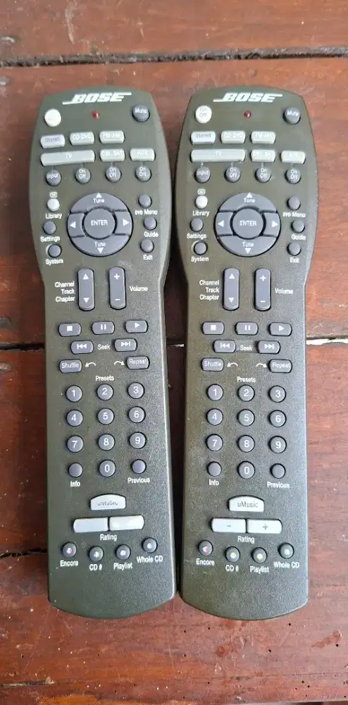 2 unit remote bose