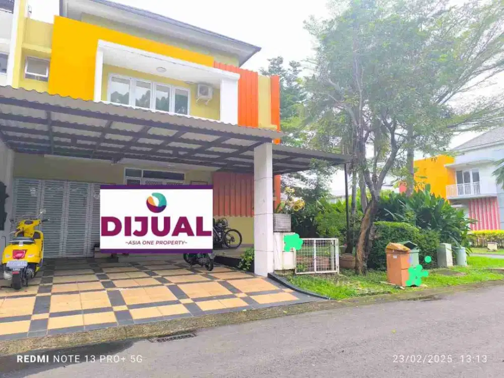 Rumah Hook 2 lantai dalam cluster dekat mall dan sekolah di summarecon bekasi