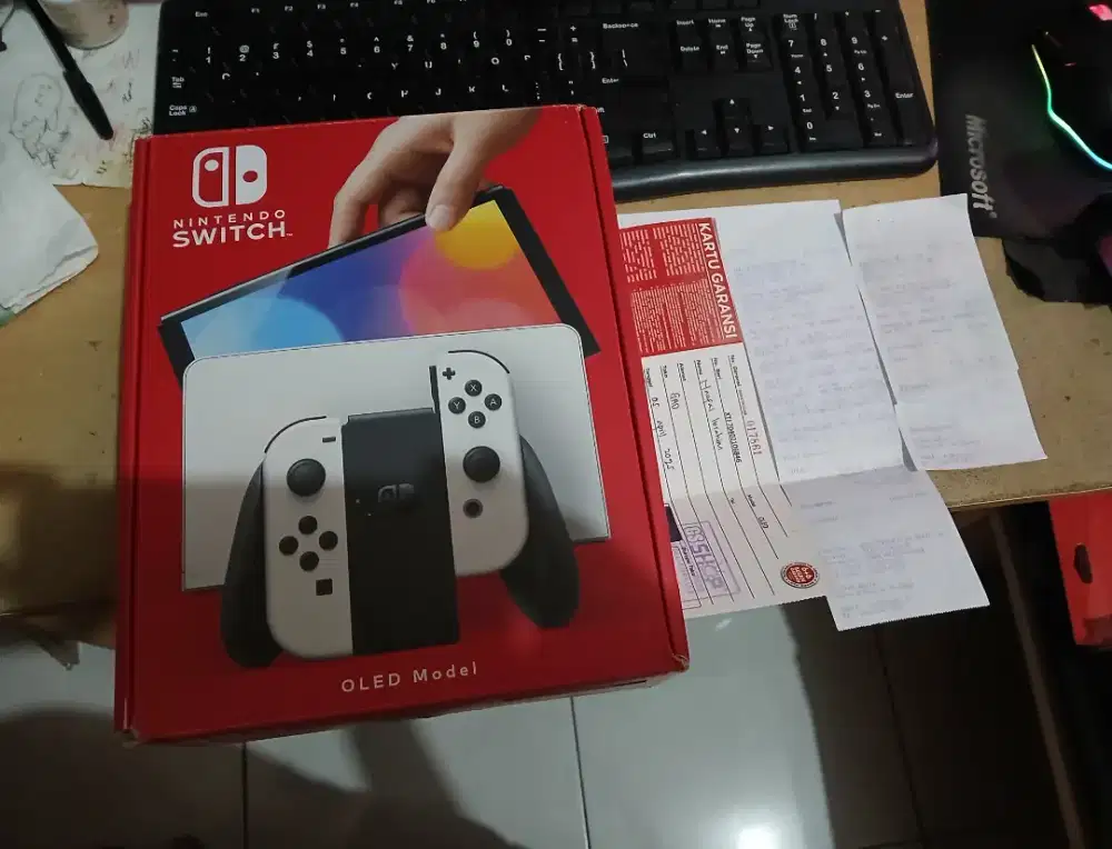 nintendo switch oled garansi 2tahun gsshop
