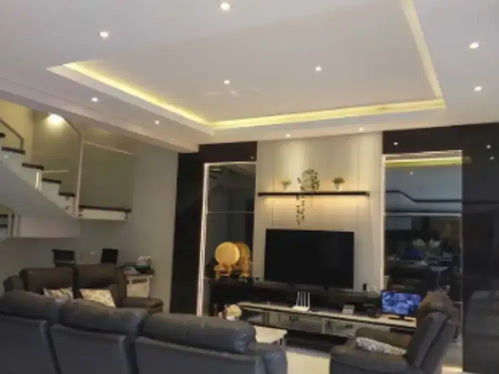 Rumah Mewah Full Granite, Kitchen Set Lux di Mekar Santika