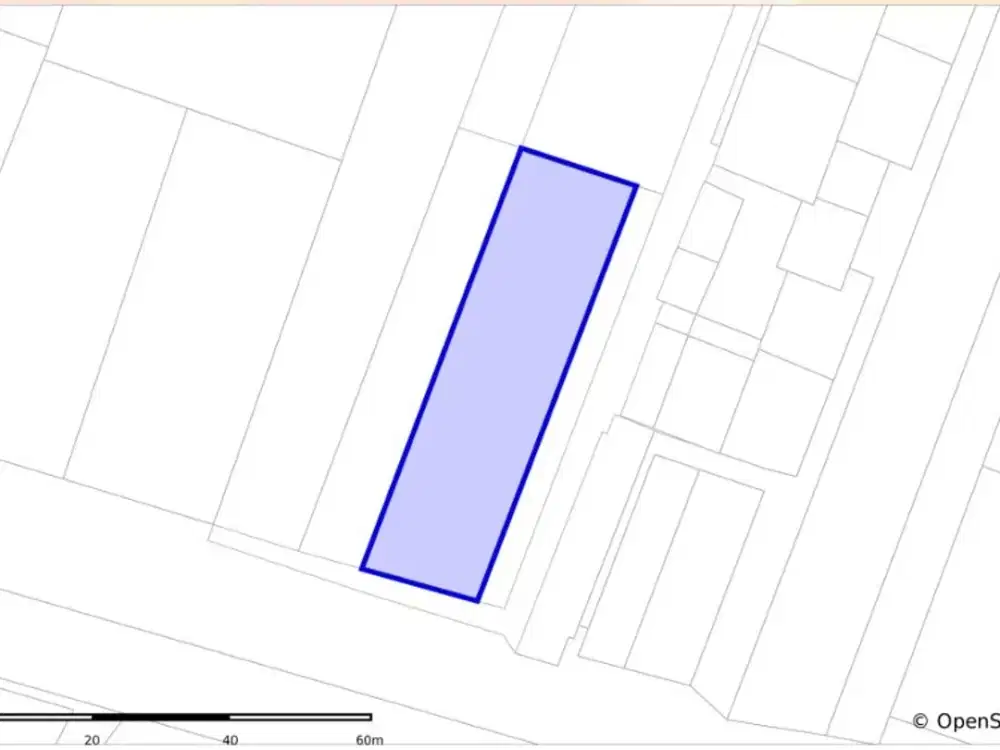 A279 JUAL TANAH PINGGIR JALAN RAYA KENJERAN LUAS 1000, HITUNG TANAH