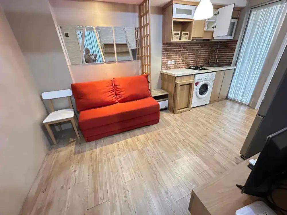Mesin Cuci! 2BR Fullfurnished Samping Mall Apartemen Bassura City