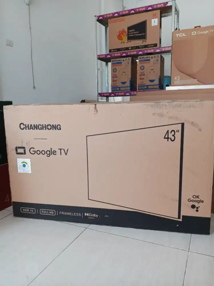 Tv 43 inch Changhong google WiFi YouTube