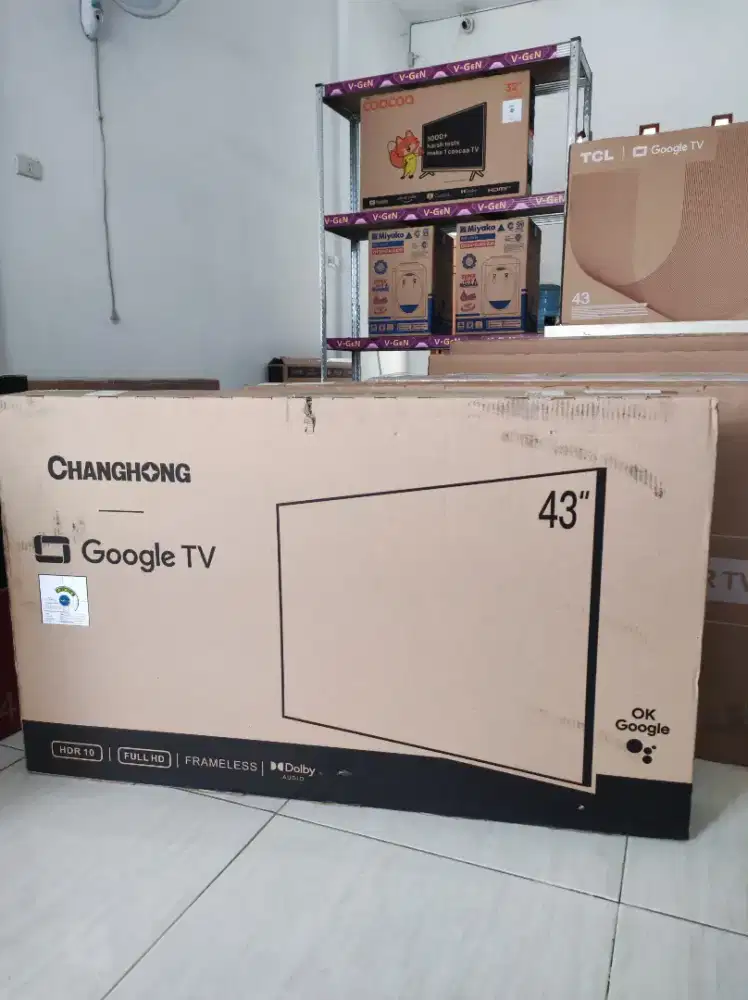 Tv 43 inch Changhong google WiFi YouTube