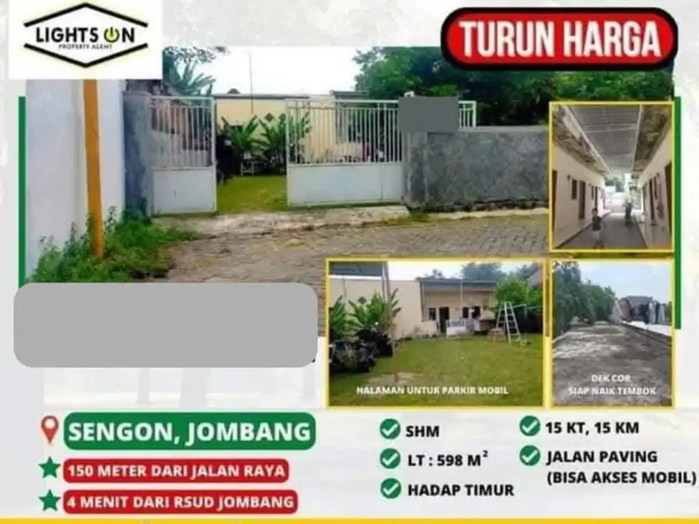 jual murah  kost  San aktif harga di bawah pasar