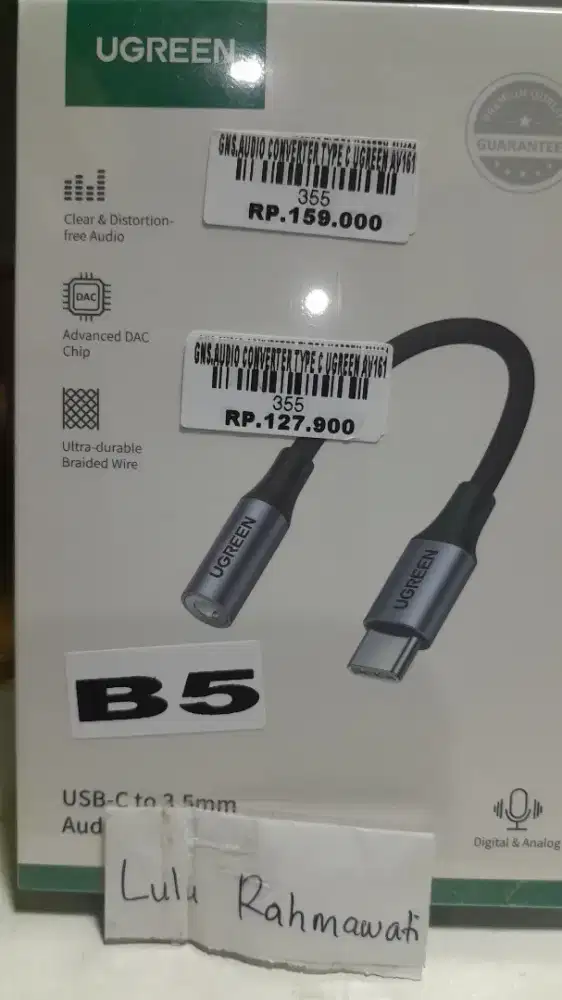 AUDIO CONVERTER TYPE C UGREEN AV161