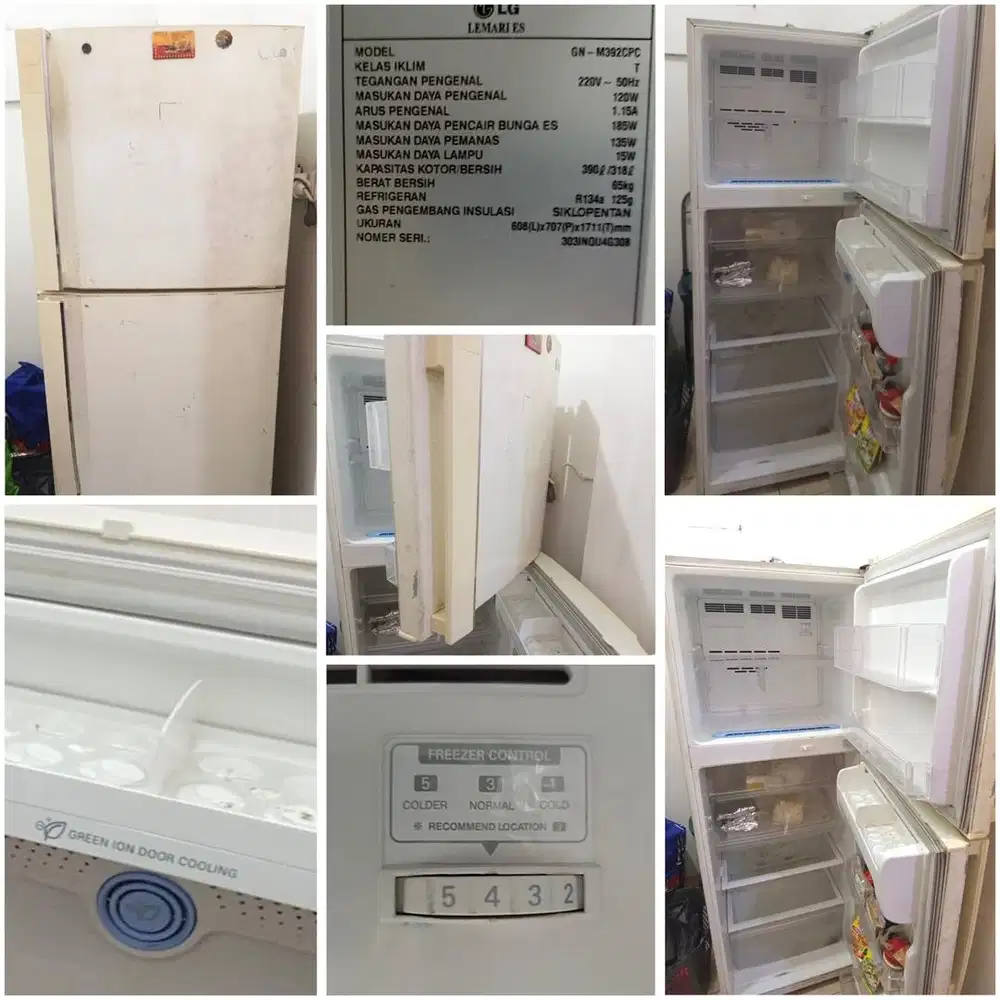 KULKAS/ LEMARI ES LG