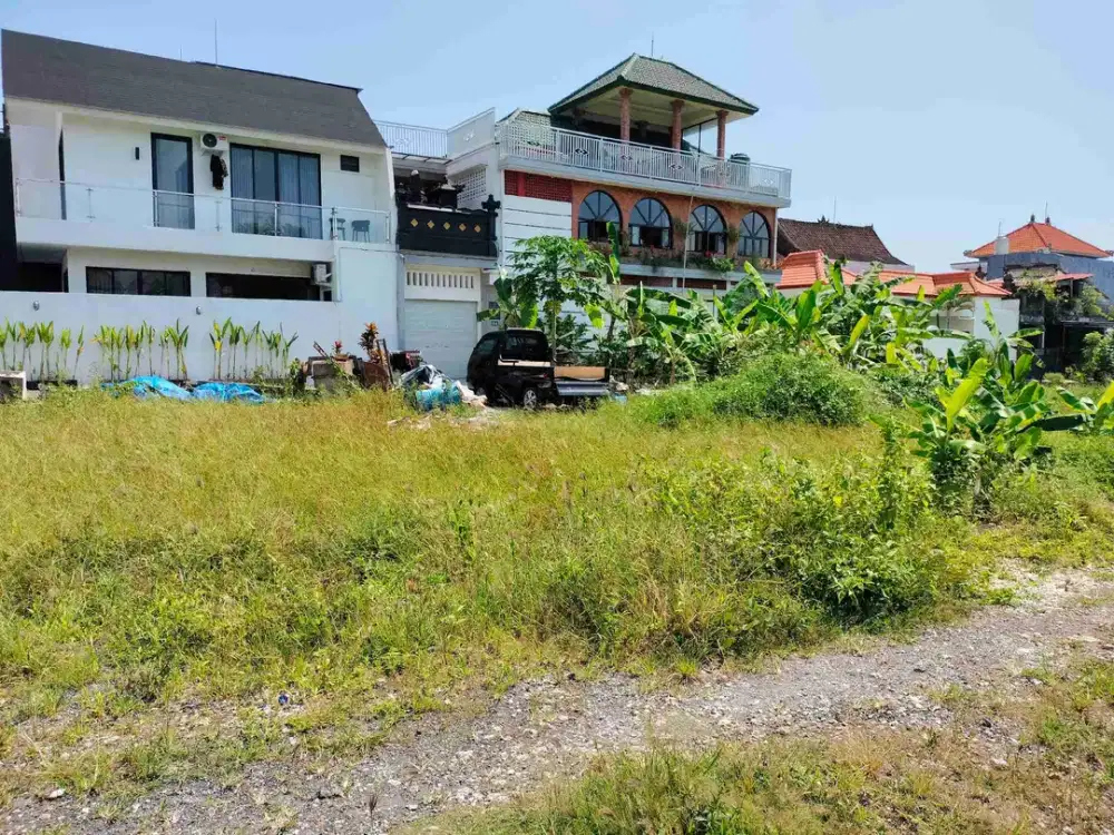 Buc tanah kaw villa 150m2 view sawah canggu kulibul padonan jl 6metrr