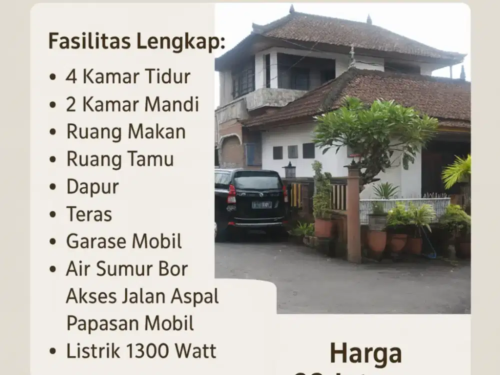 DIKONTRAKKAN RUMAH 2 LANTAI DI DALUNG PERMAI