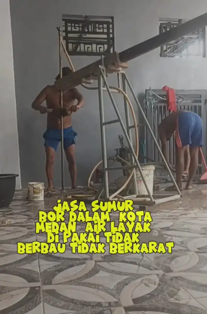 Sumur bor medan air bersih