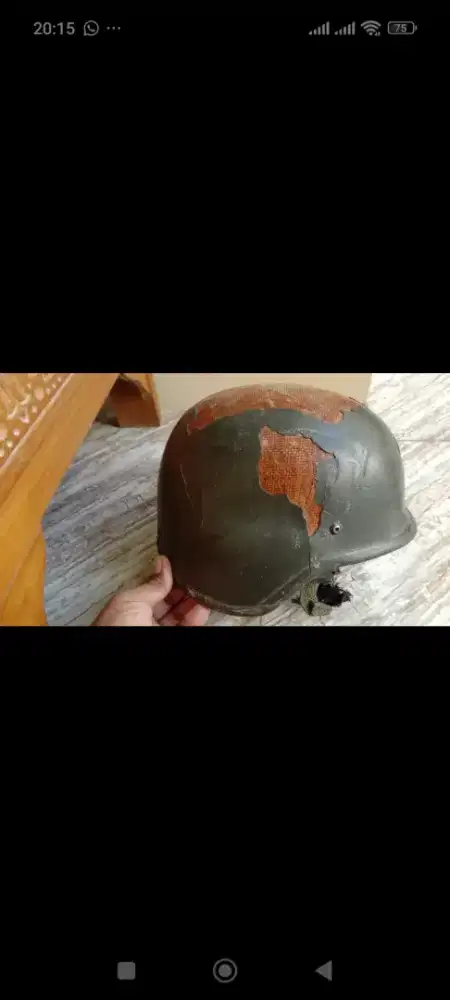 JUAL HELM JATAH DINAS TNI