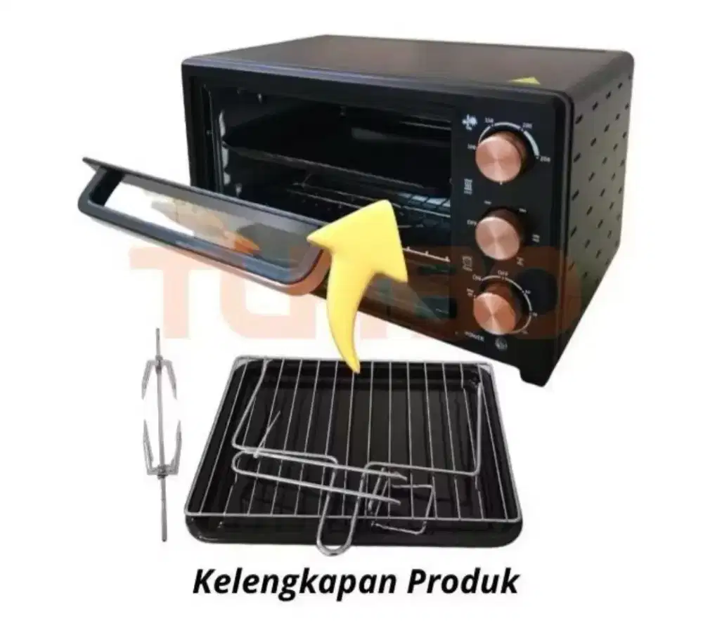 DIJUAL Oven listrik portable Merek Turbo low watt